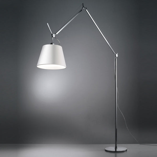 TOLOMEO Mega Floor Lamp Gray Satin