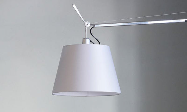 TOLOMEO Mega Floor Lamp Gray Satin