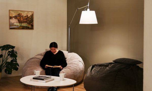 TOLOMEO Mega Floor Lamp Gray Satin