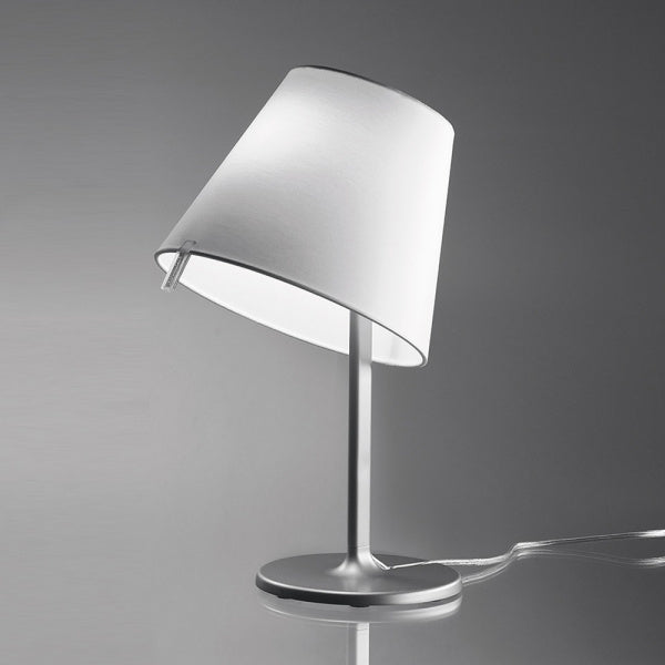 MELAMPO Notte Table Lamp, Silver