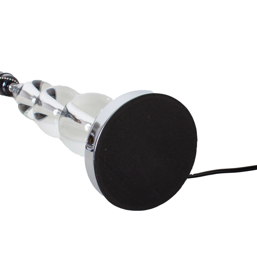 Classic Grey Shade Acrylic Table Lamp