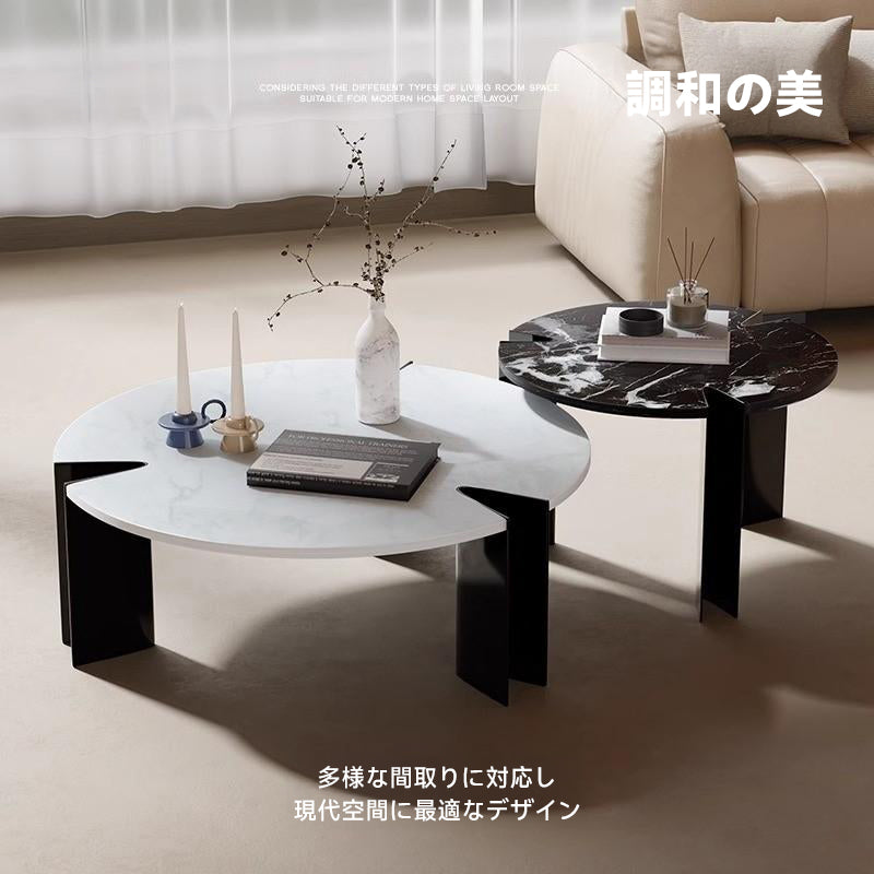 Monochrome design coffee table