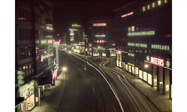 ポスター フレーム付き 50×70cm Night, Stockholm