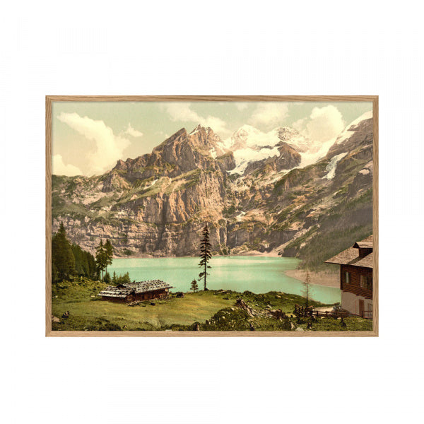 ポスター フレーム付き 50×70cm Oeschinen lake