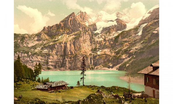 ポスター フレーム付き 50×70cm Oeschinen lake