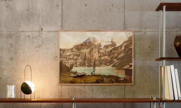 ポスター フレーム付き 50×70cm Oeschinen lake