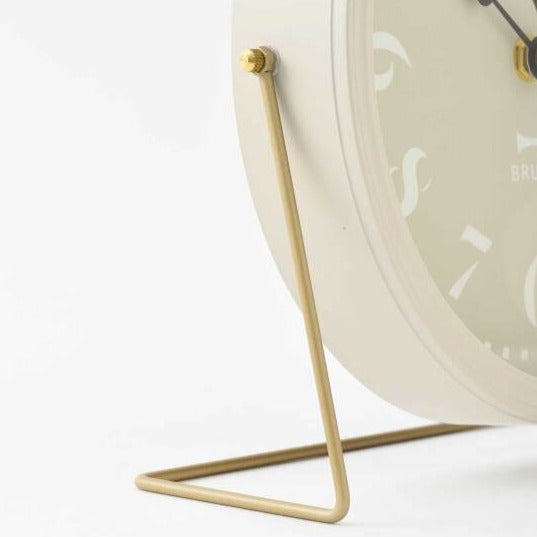 2WAY Retro Clock Retro Greige