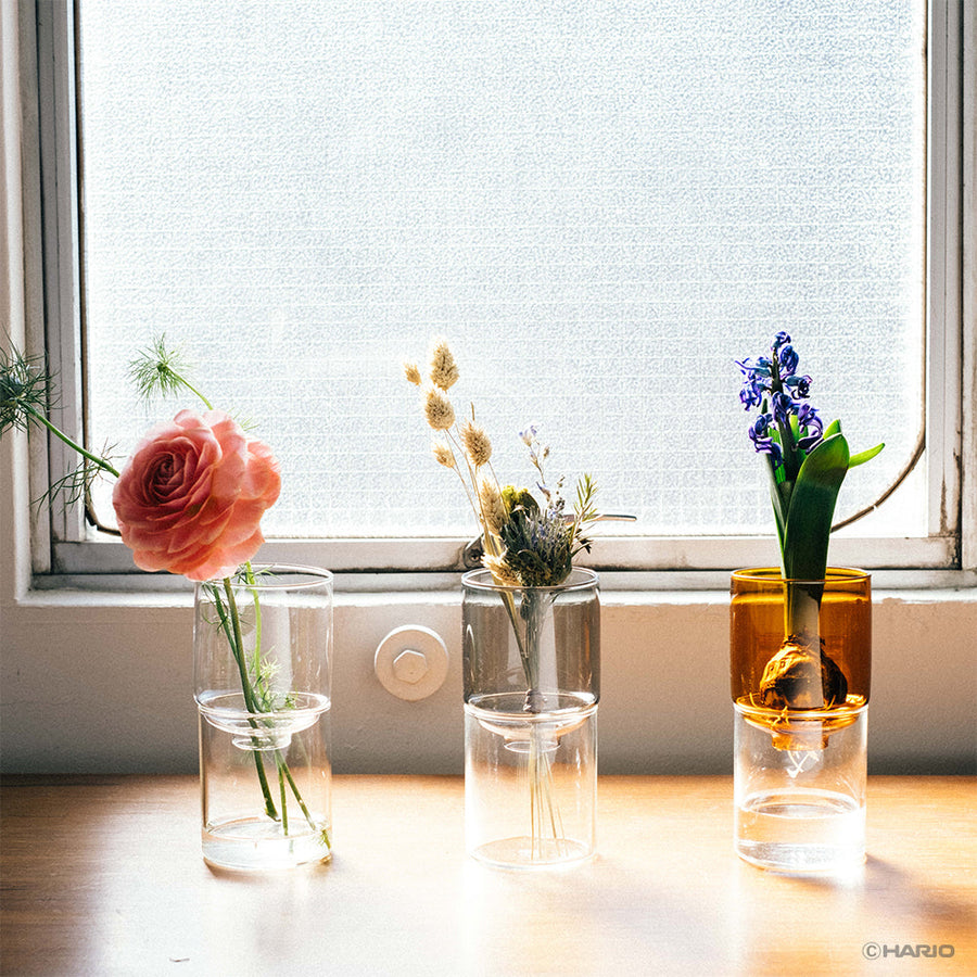 ガラスのある生活 ガラスの花器 クリア