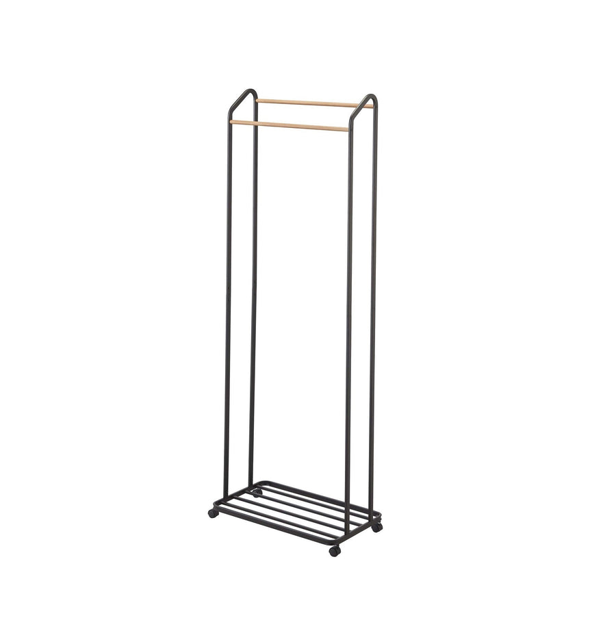 Tower Hanger Rack with Casters, Black