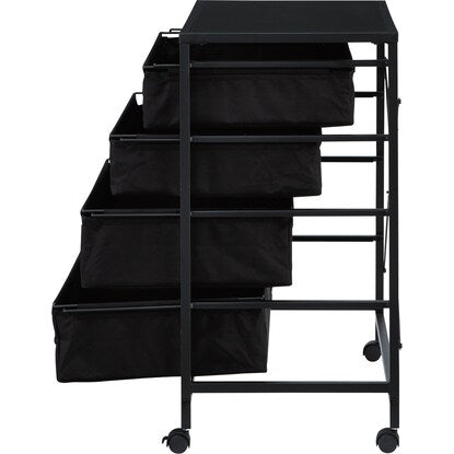 Storage with casters (4 shelves, BK 074BN06)