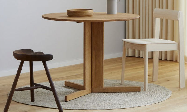 Trefoil Table Oak
