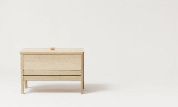 A Line Storage Bench 68 White Oak