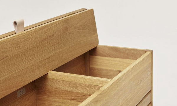 A Line Storage Bench 111 Oak
