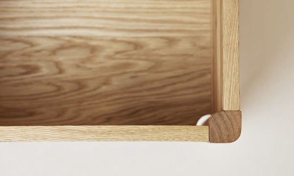 A Line Storage Bench 111 White Oak