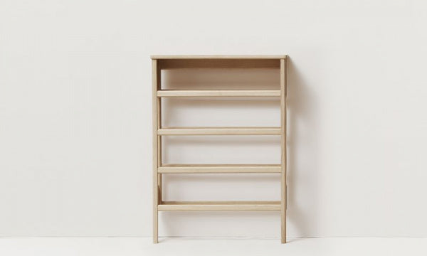 A Line Shoe Rack White Oak