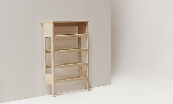 A Line Shoe Rack White Oak