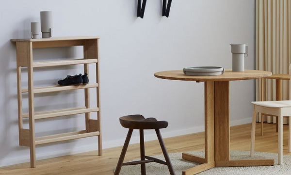 A Line Shoe Rack White Oak