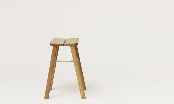 Angle Stool Oak