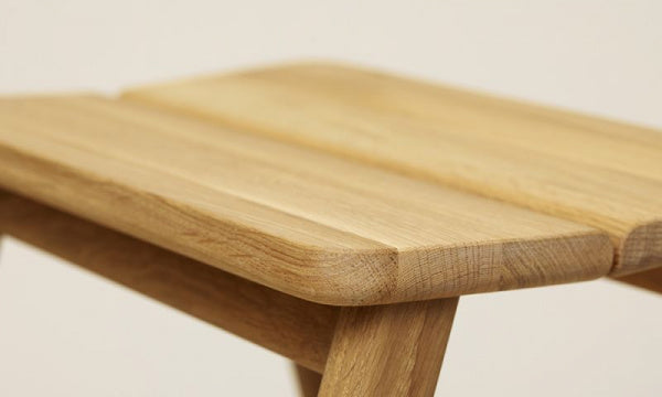 Angle Stool Oak