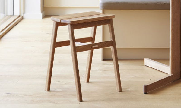 Angle Stool Oak