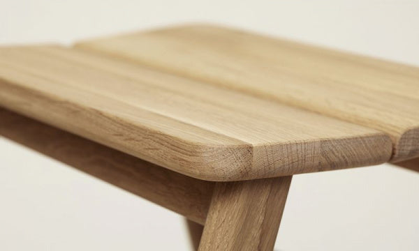 Angle Stool White Oak