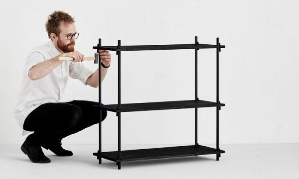 Shelving System Single H85cm ブラック