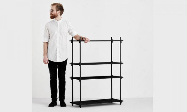 Shelving System Single H115cm ブラック