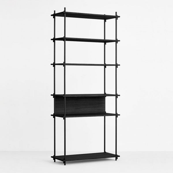 Shelving System Single H200cm ブラック
