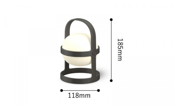 SOFT SPOT SOLAR 18.5cm スレートグレー