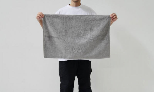 Damask Terry Mineral Green Bath Mat