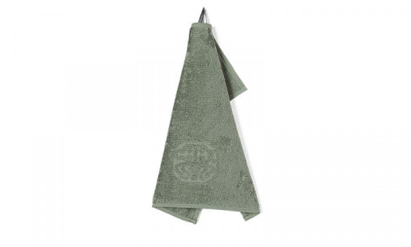 Damask Terry Facecloth, 32x32cm, Mineral Green