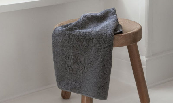 ゲストタオル Damask Terry 40×70cm ライトグレー