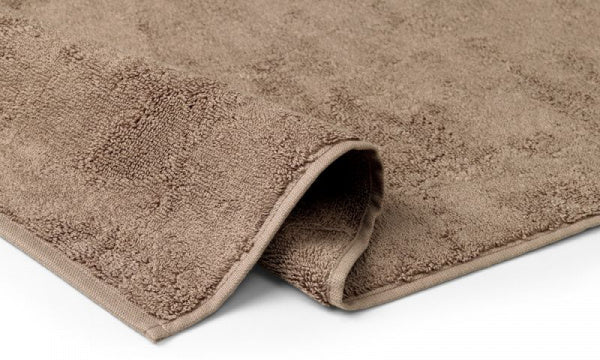 Damask Terry Bath Towel, 70x140cm, Walnut