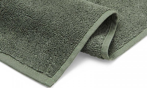 Damask Terry Bath Towel, 70x140cm, Mineral Green