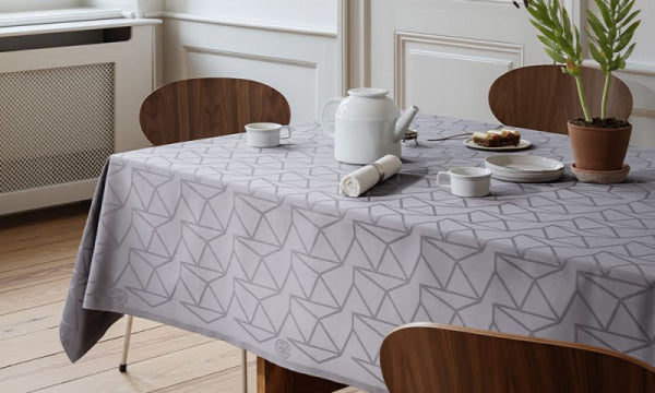 ARNE JACOBSEN tablecloth, 140x200cm, grey