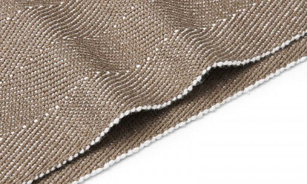 Herringbone Placemats, 50x36cm, Set of 2, Walnut