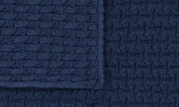 Knoll Dishcloths, 27x27cm, Pack of 2, Dark Blue
