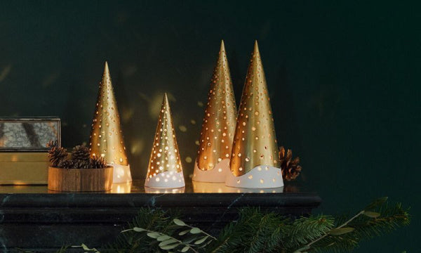 Nobili Tealight Holder Gold H19cm