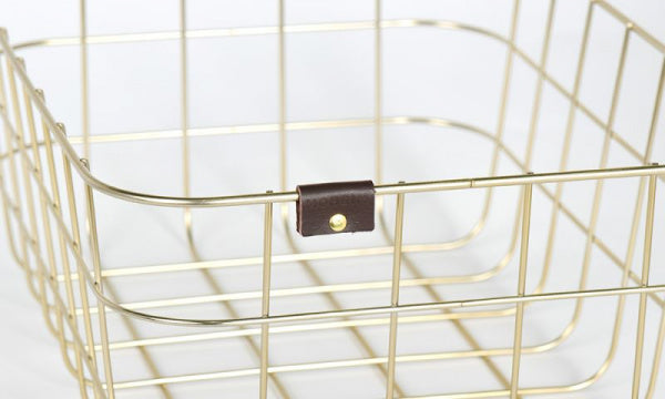 WIRE BASKET S ゴールド
