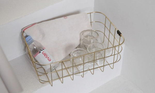 WIRE BASKET S ゴールド