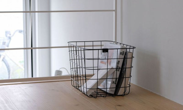 WIRE BASKET M Black