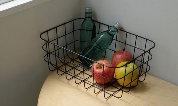 WIRE BASKET S Black
