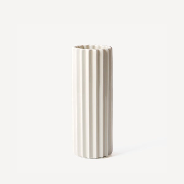 PLEATS フラワーベース WHITE
