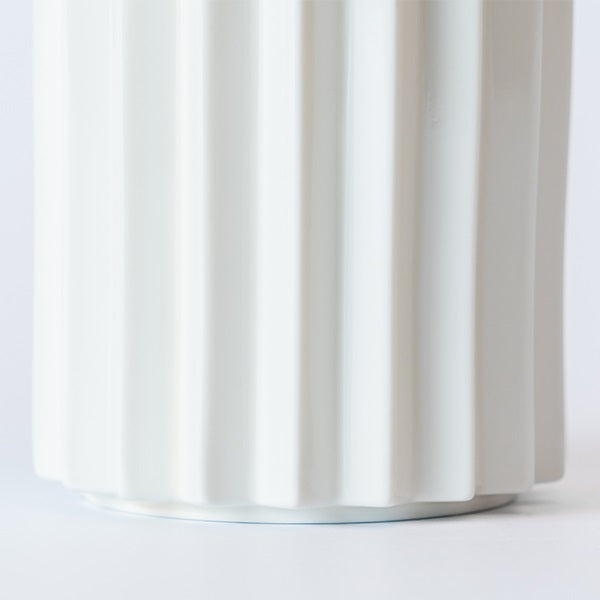 PLEATS フラワーベース WHITE