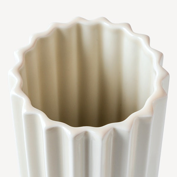 PLEATS フラワーベース WHITE