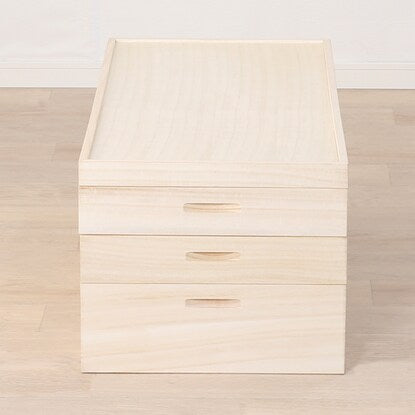 Paulownia stacked tray (MR)