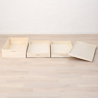 Paulownia stacked tray (MR)