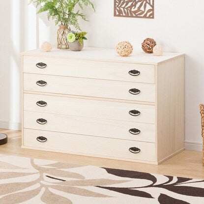 Paulownia 5-drawer chest (MR-5 drawers)