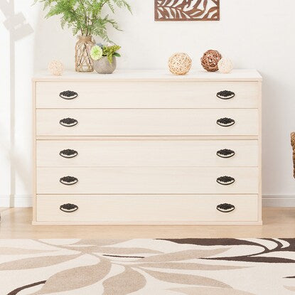 Paulownia 5-drawer chest (MR-5 drawers)