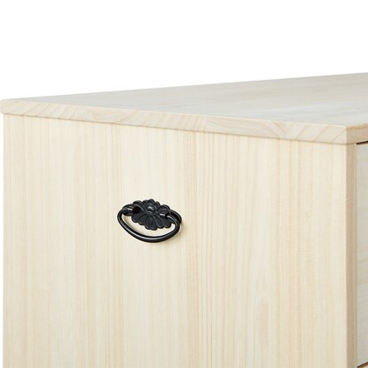 Paulownia chest with casters (MRY-03)